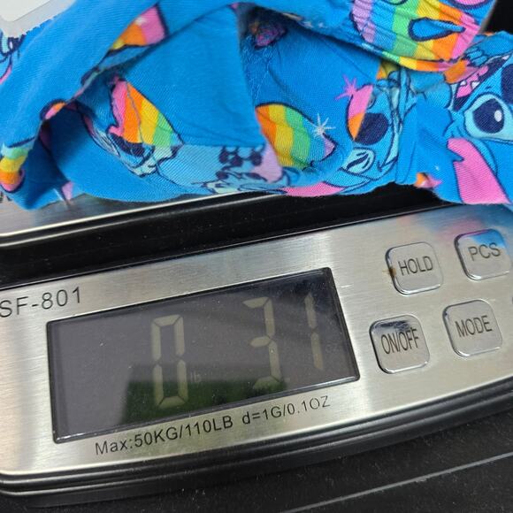 Stitch Disney Pride Rainbow Sleep Booty Shorts Womens Small Ruffle Lightweight - Picture 10 of 10